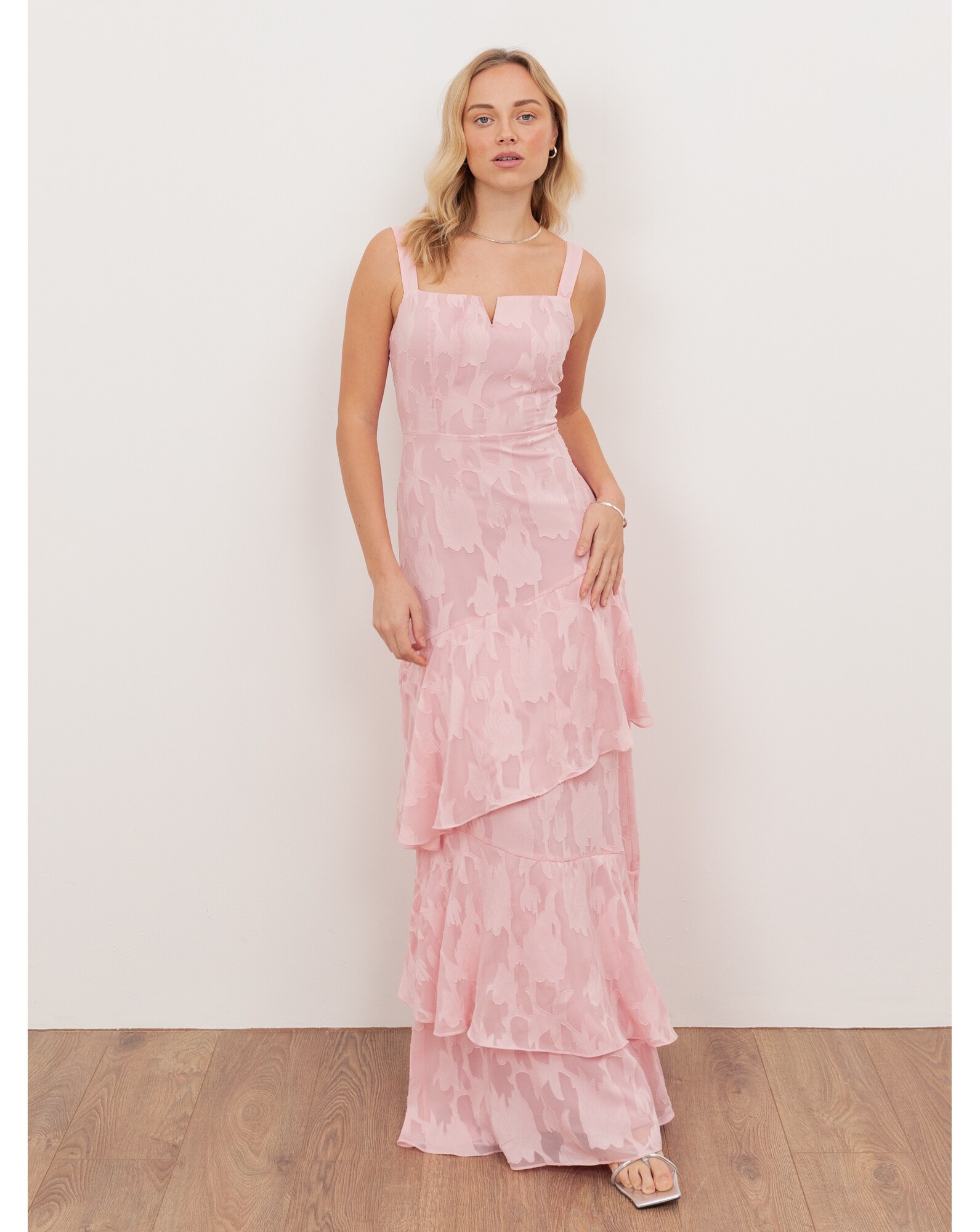 New In - Anaya With Love Burnout Fabric Dress