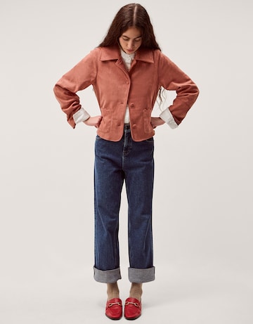 Monsoon Sierra Scallop Faux Suede Jacket