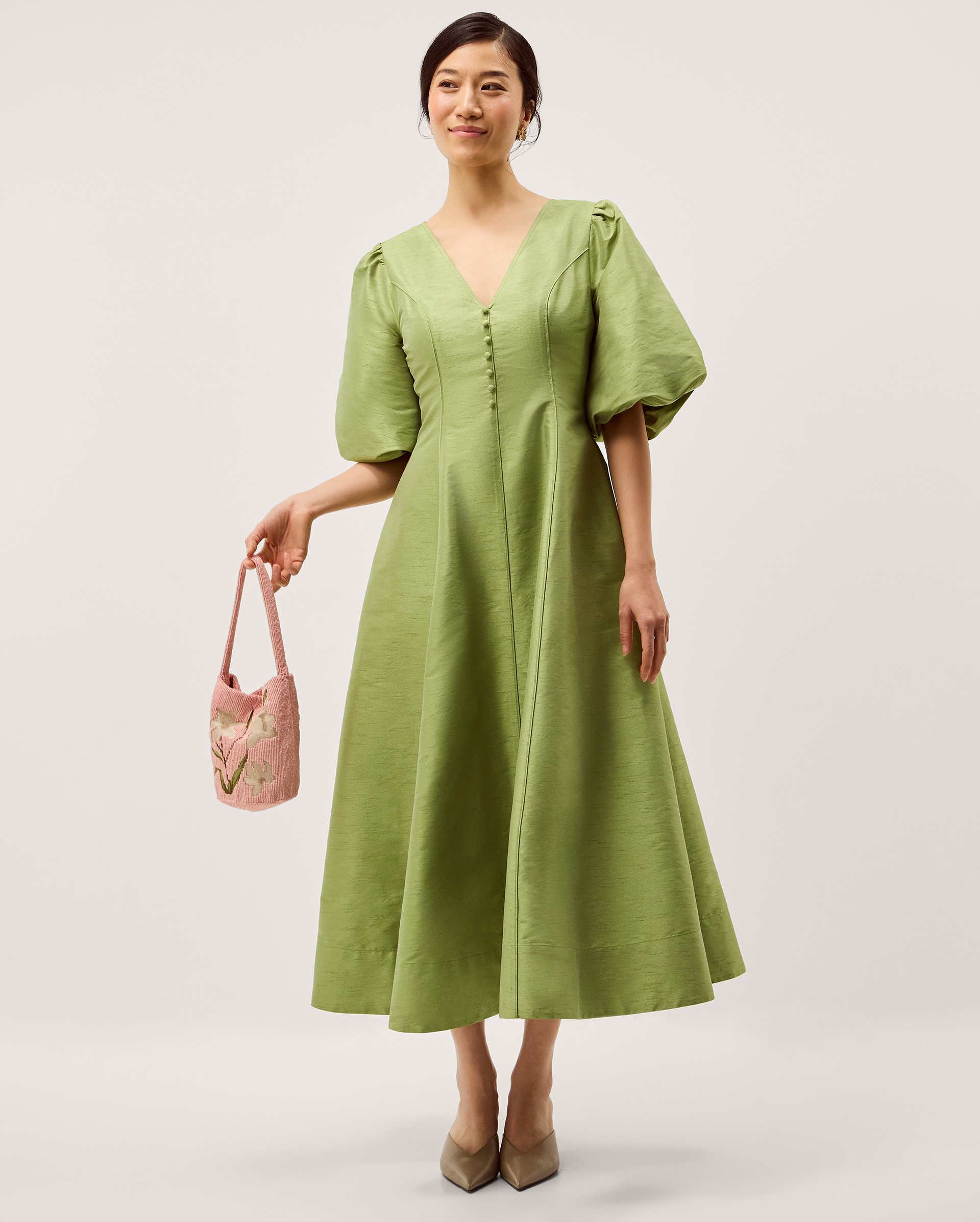 New In - Monsoon Beatrice A-Line Midi Dress