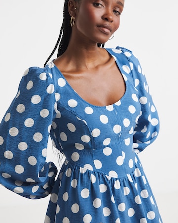 Angled Waist Corset Dress