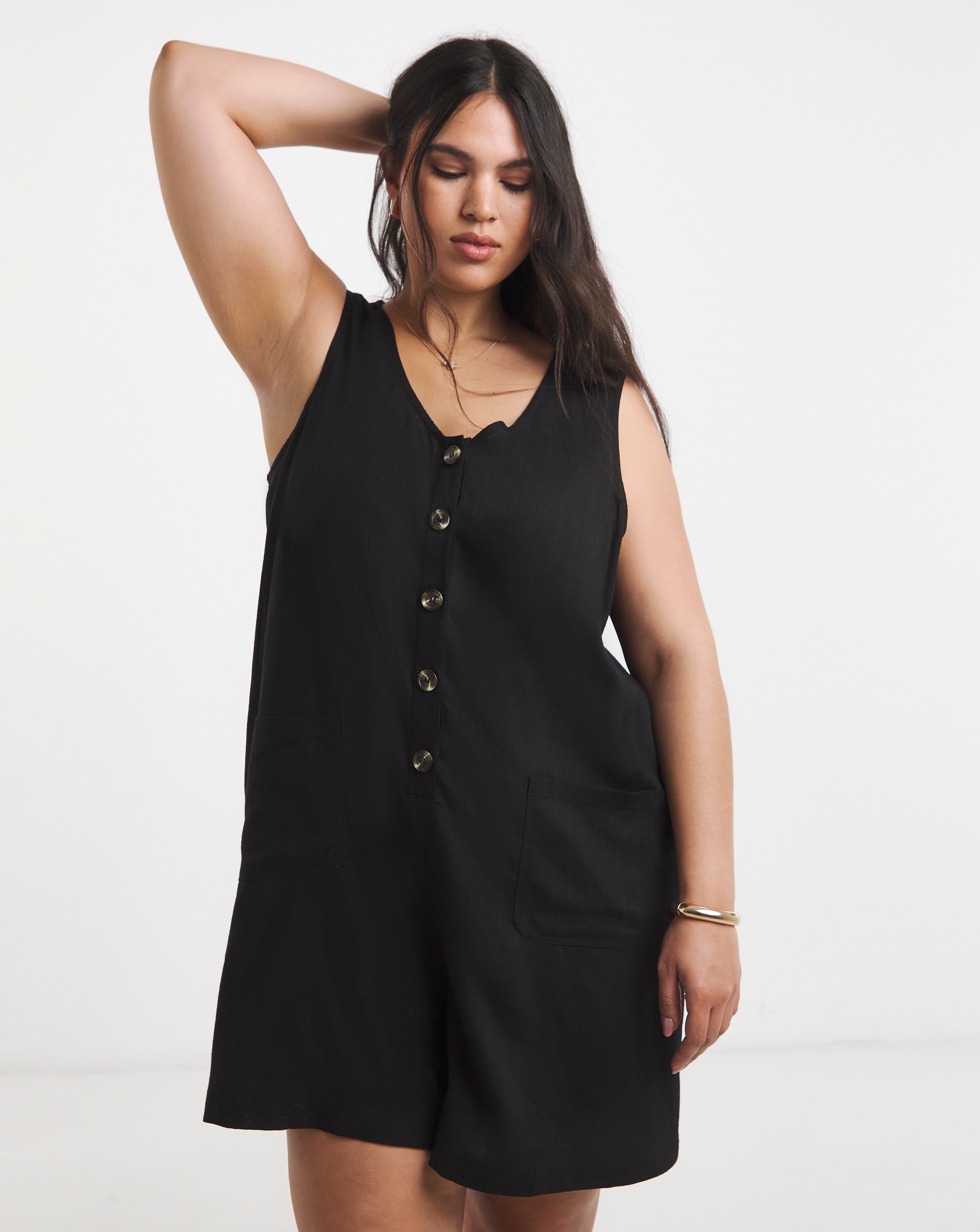 New In - Linen Playsuit