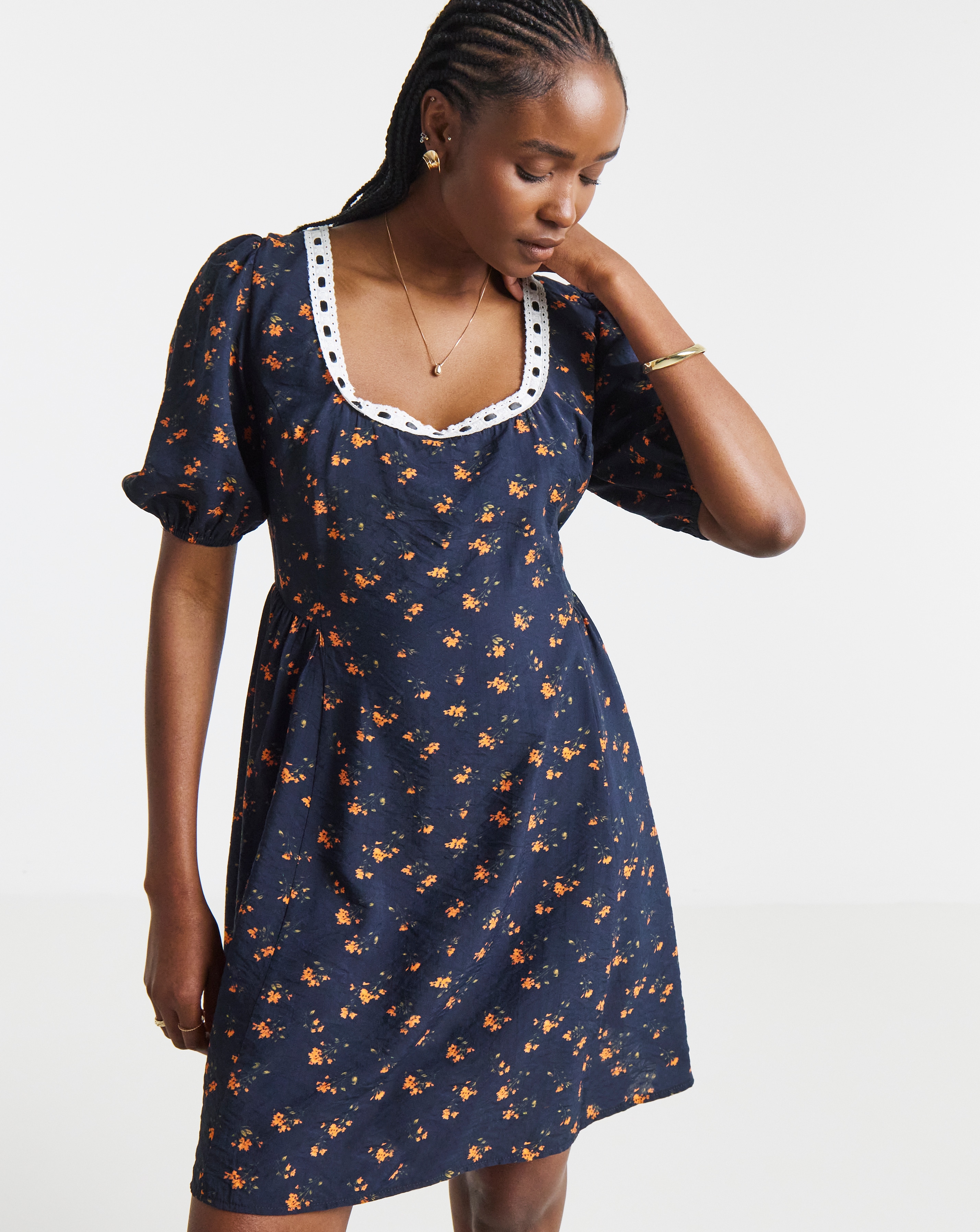 New In - Waist Detail Skater Dress