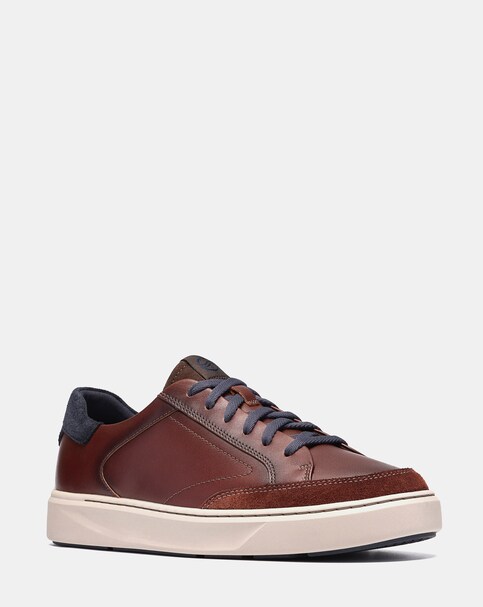 New In - Clarks Code C Tie Leather Shoe