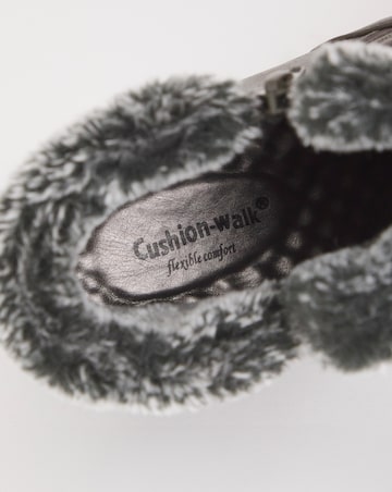 Cushion Walk Faux Fur Ankle Boot Extra Wide EEE Fit