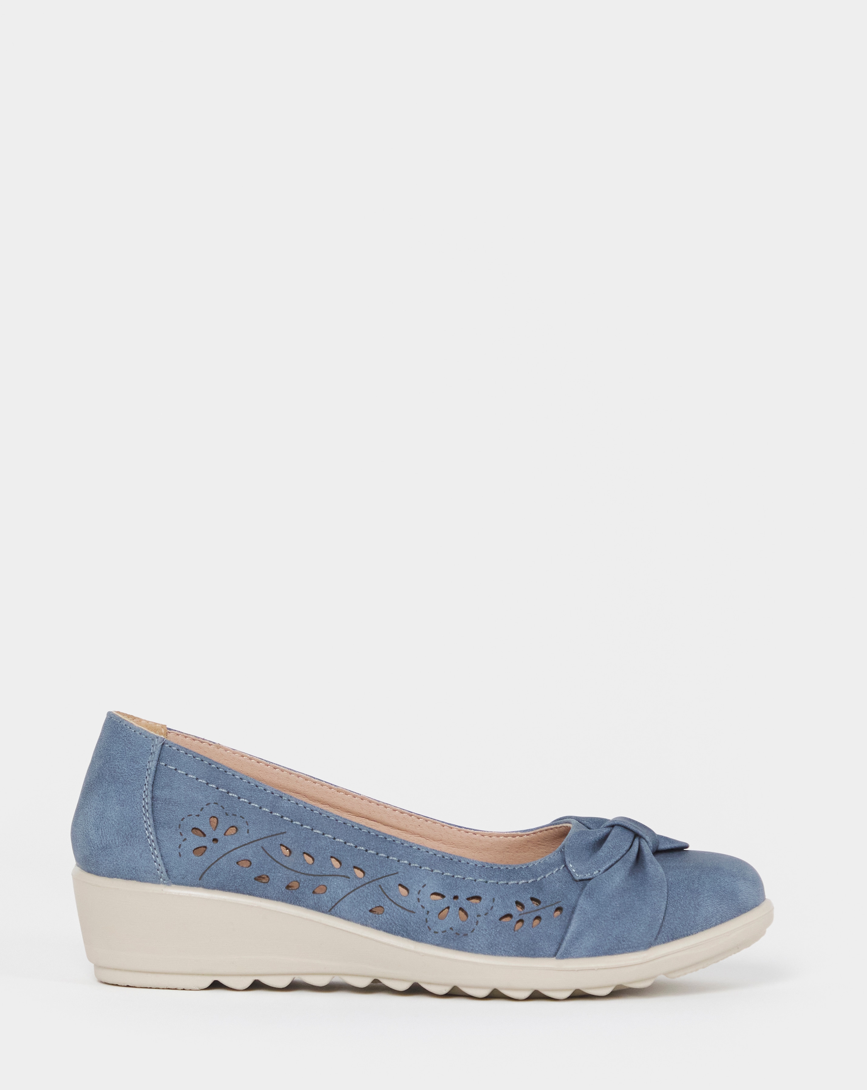 New In - Cushion Walk Wedge Ballerinas EEE Fit