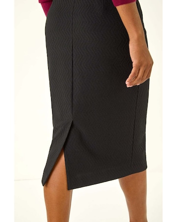 Roman Jersey Elastic Waist Pencil Skirt