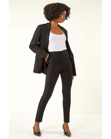 Roman Full Length Elastic Waist Trousers