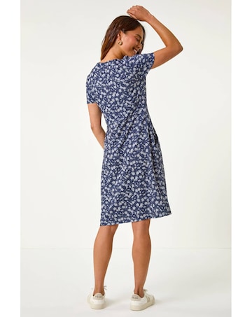 Roman Petite Floral Pocket Stretch Dress