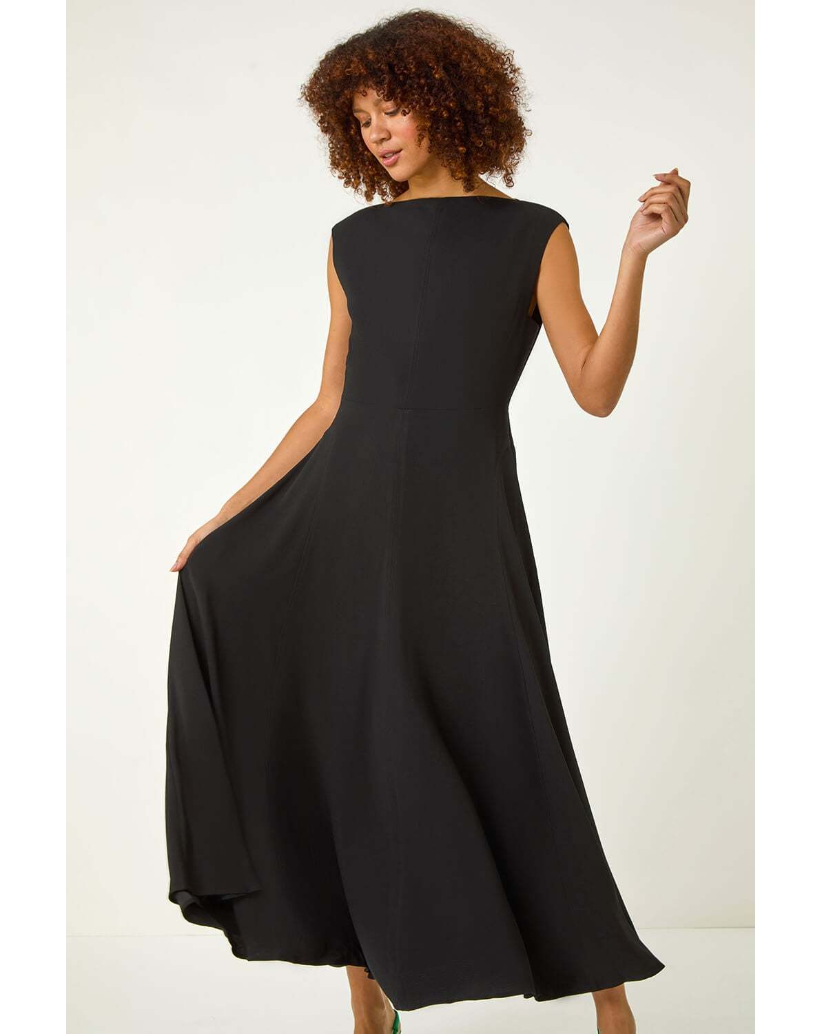 New In - Roman Fit & Flare Midi Dress