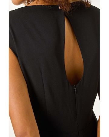 Roman Fit & Flare Midi Dress