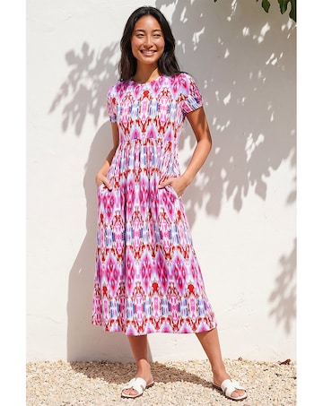 Roman Petite Aztec Pocket Midi Dress