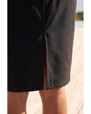 Roman Pull On Stretch Waist Pencil Skirt