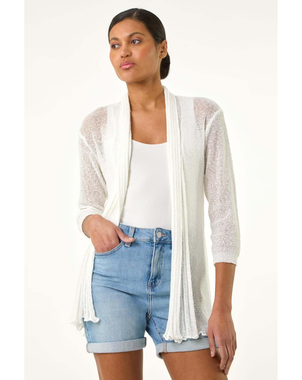 New In - Roman Longline Back Detail Cardigan