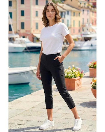 Roman Petite Cropped Stretch Trouser