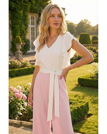 Roman Colour Block Stretch Jumpsuit