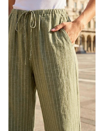 Roman Petite Stripe Stretch Trouser