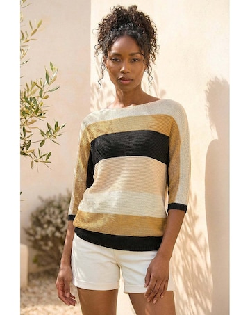 Roman Colour Block Stripe Jumper