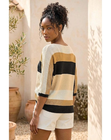 Roman Colour Block Stripe Jumper