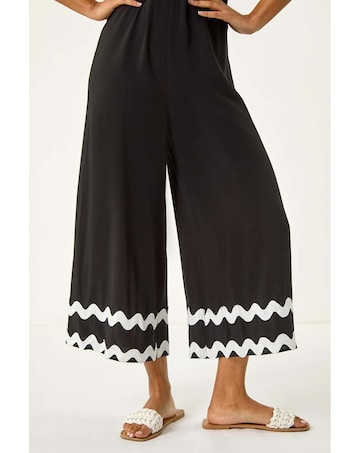 Roman Ric Rac Strap Detail Jumpsuit