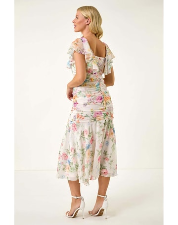 Roman Petite Floral Tiered Dress