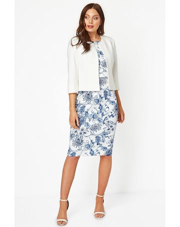 Roman Tailored Jacquard Jacket