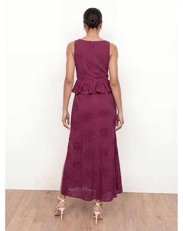 Maya Deluxe Broderie Midaxi Dress