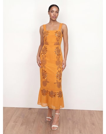 Maya Deluxe Embellished Strappy Midaxi D