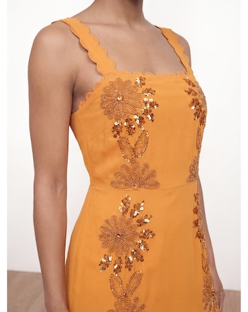 Maya Deluxe Embellished Strappy Midaxi D