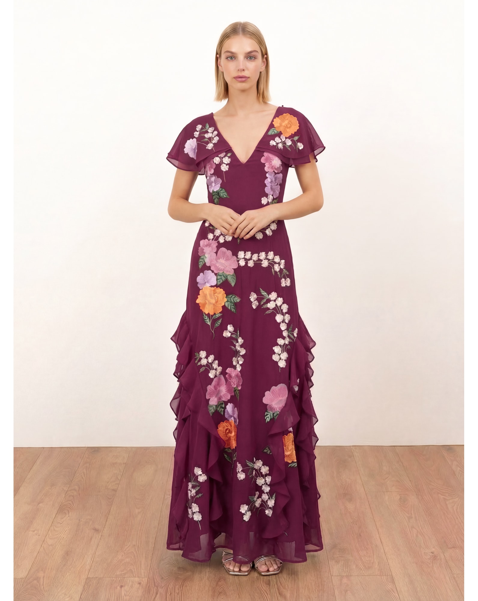 New In - Maya Deluxe Embroidered Dress