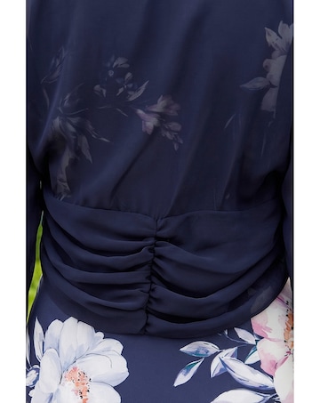 Roman Ruched Hem Chiffon Bolero