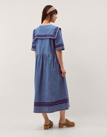 Monsoon Shelby Square Collar Midi Dress