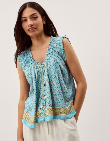 Monsoon Millie Print Frill Top