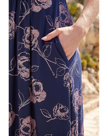 Roman Petite Floral Gathered Dress