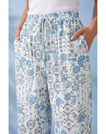 Roman Petite Printed Cropped Trousers