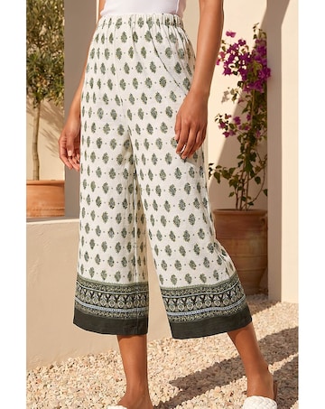 Roman Petite Textured Cropped Trouser