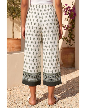 Roman Petite Textured Cropped Trouser
