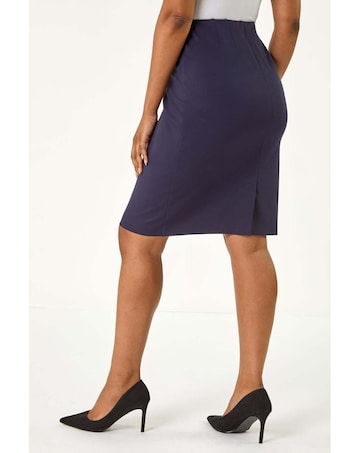 Roman Petite Stretch Pencil Skirt