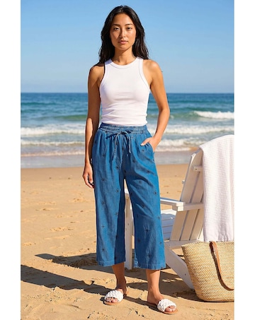 Roman Petite Embroidered Trousers