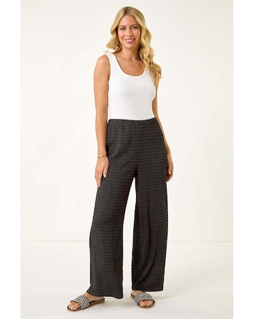 Roman Petite Textured Stretch Trouser