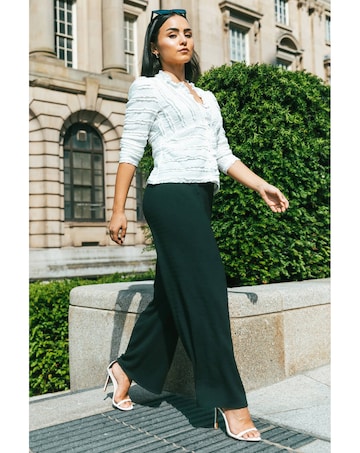 Roman Petite Textured Stretch Trouser