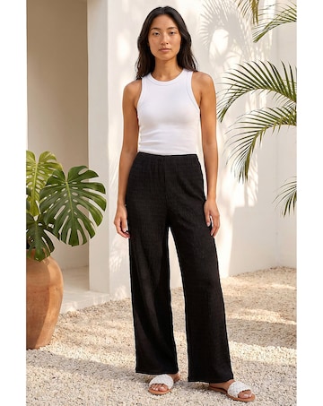 Roman Petite Textured Stretch Trouser