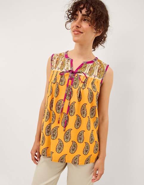 Monsoon Magdalena Sleeveless Paisley Top