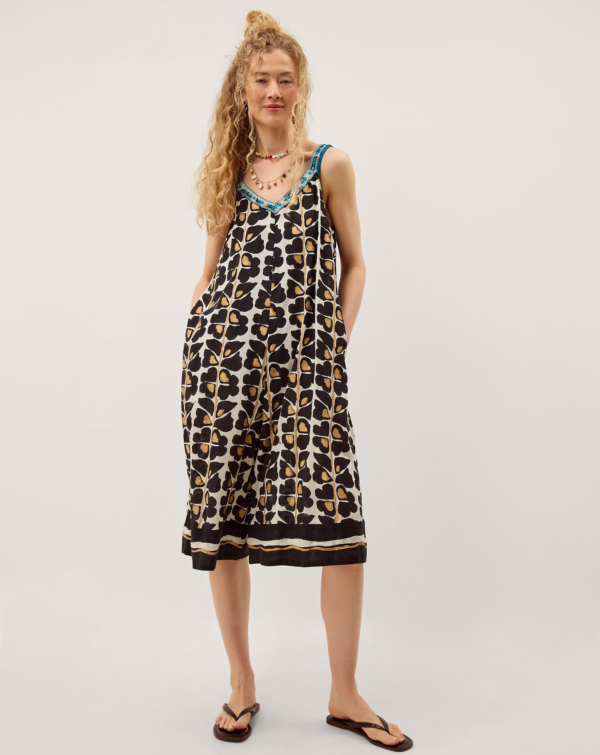 New In - Monsoon Leila Print Culotte Jumpsuit