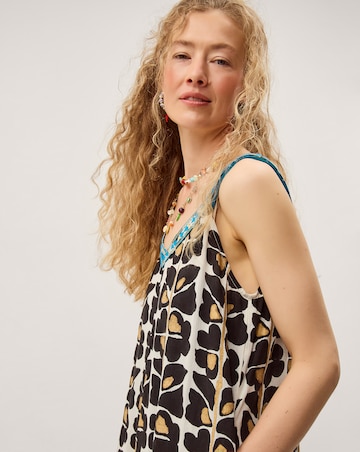 Monsoon Leila Print Culotte Jumpsuit