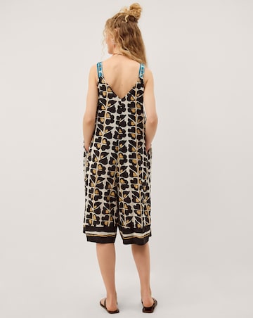 Monsoon Leila Print Culotte Jumpsuit