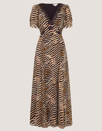 Monsoon Annie Animal Print Midi Dress