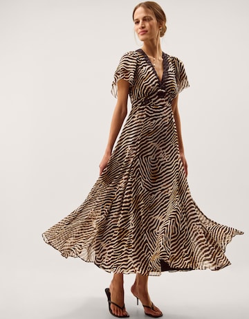 Monsoon Annie Animal Print Midi Dress