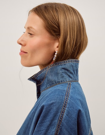 Monsoon Gwen Funnel Neck Denim Jacket