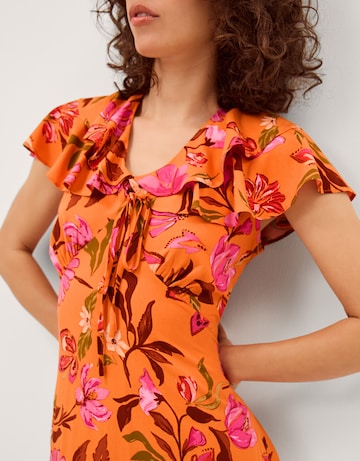 Monsoon Leila Floral Print Midi Dress