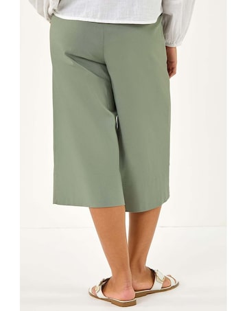 Roman Wide Hem Cropped Trouser